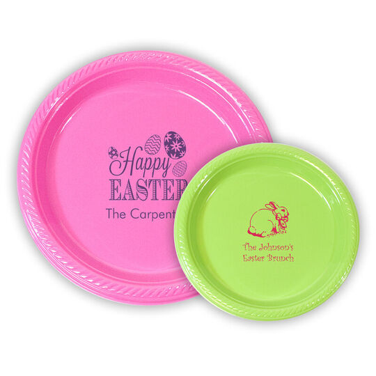 Design Your Own Easter Plastic Plates